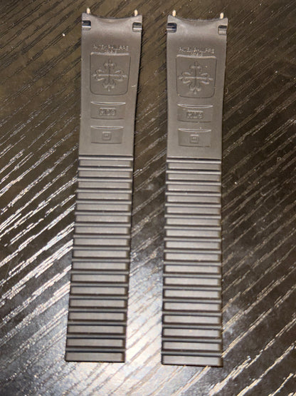 New Patek Philippe Aquanaut 19mm x 16mm Black Rubber Band Strap