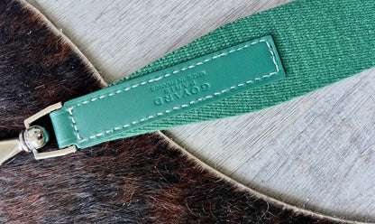 Goyard Green Goyardine Citadin Messenger Bag with Strap,  Briefcase