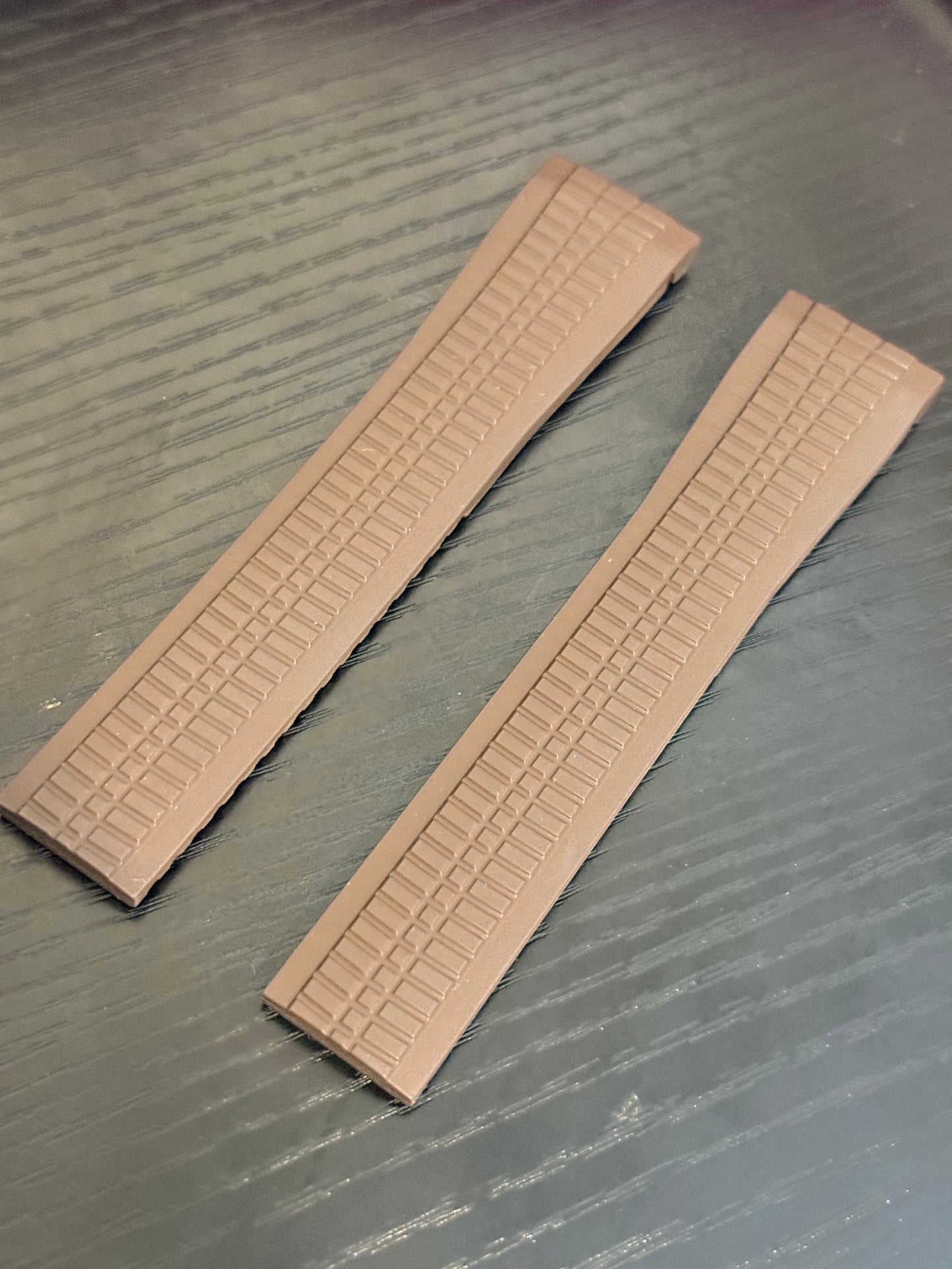 PATEK PHILIPPE AQUANAUT 5168 5968 Brown Rubber Strap (22mm X 18) NEW OEM UNCUT