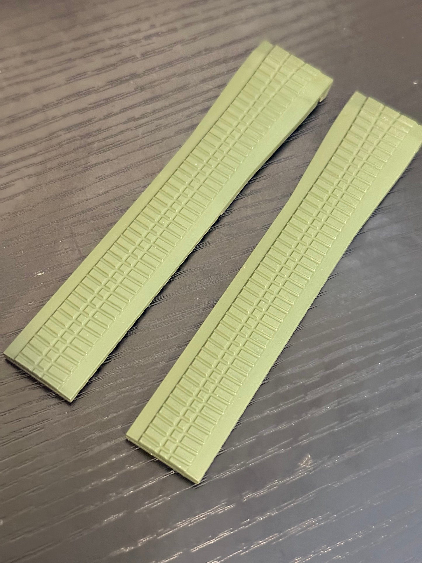 PATEK PHILIPPE AQUANAUT 5168 5968 Green Rubber Strap (22mm X 18) NEW OEM UNCUT