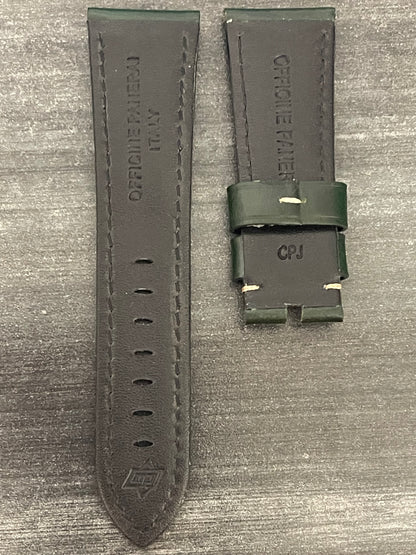 Panerai 26MM Green Calf Strap for Tang Buckle (26/22MM)