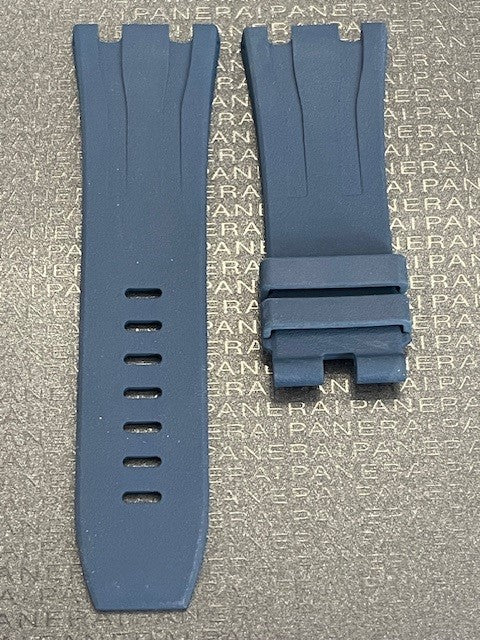 Audemars Piguet OEM Navy Rubber Tang Strap 30x24MM (Fits 44MM AP ROO Watch)