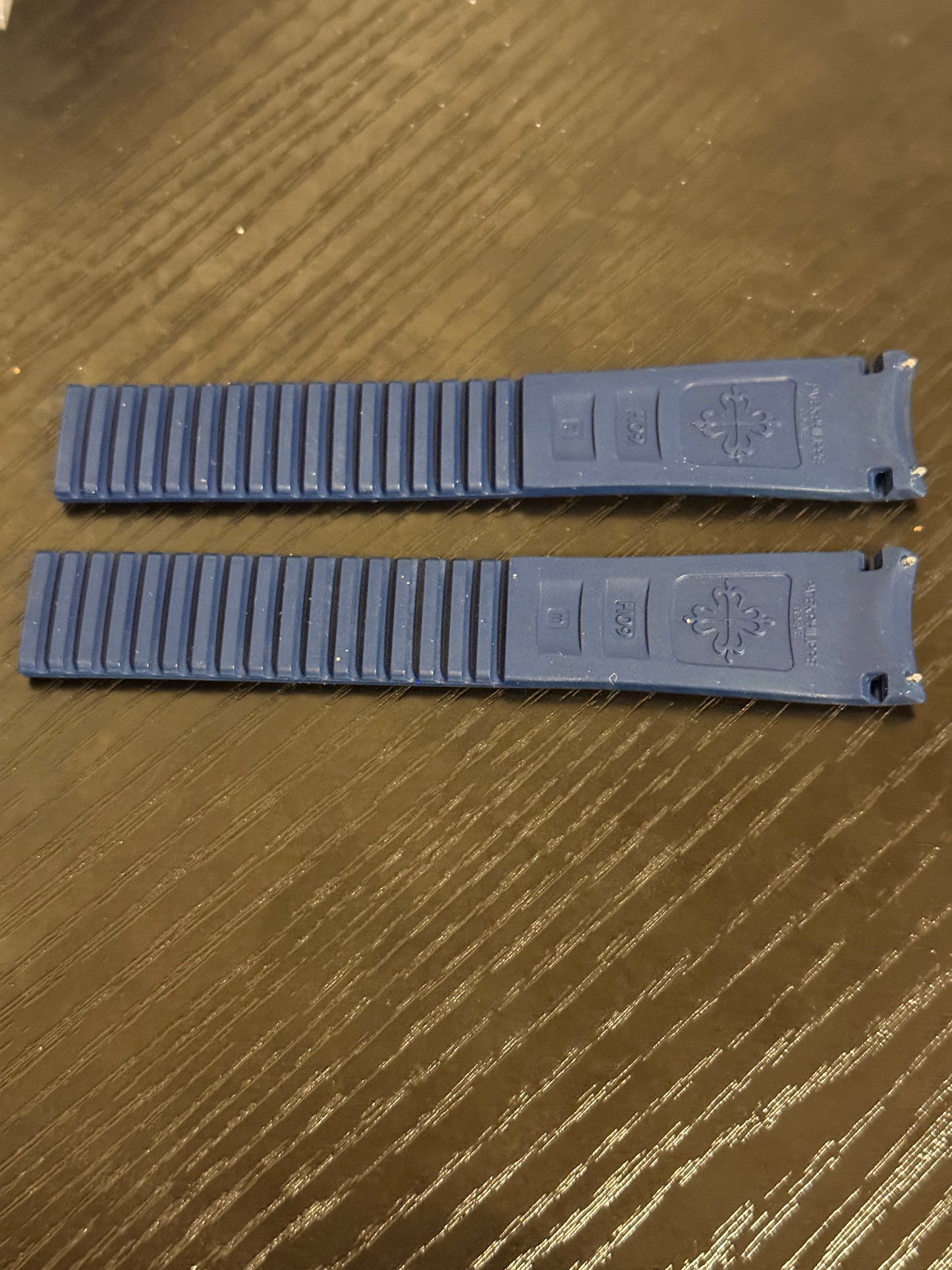 New Patek Philippe Aquanaut 19mm x 16mm Navy Blue Rubber Band Strap