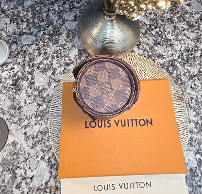 Louis Vuitton Damier Brown  3 Watch Case N41137 Retails $1,240