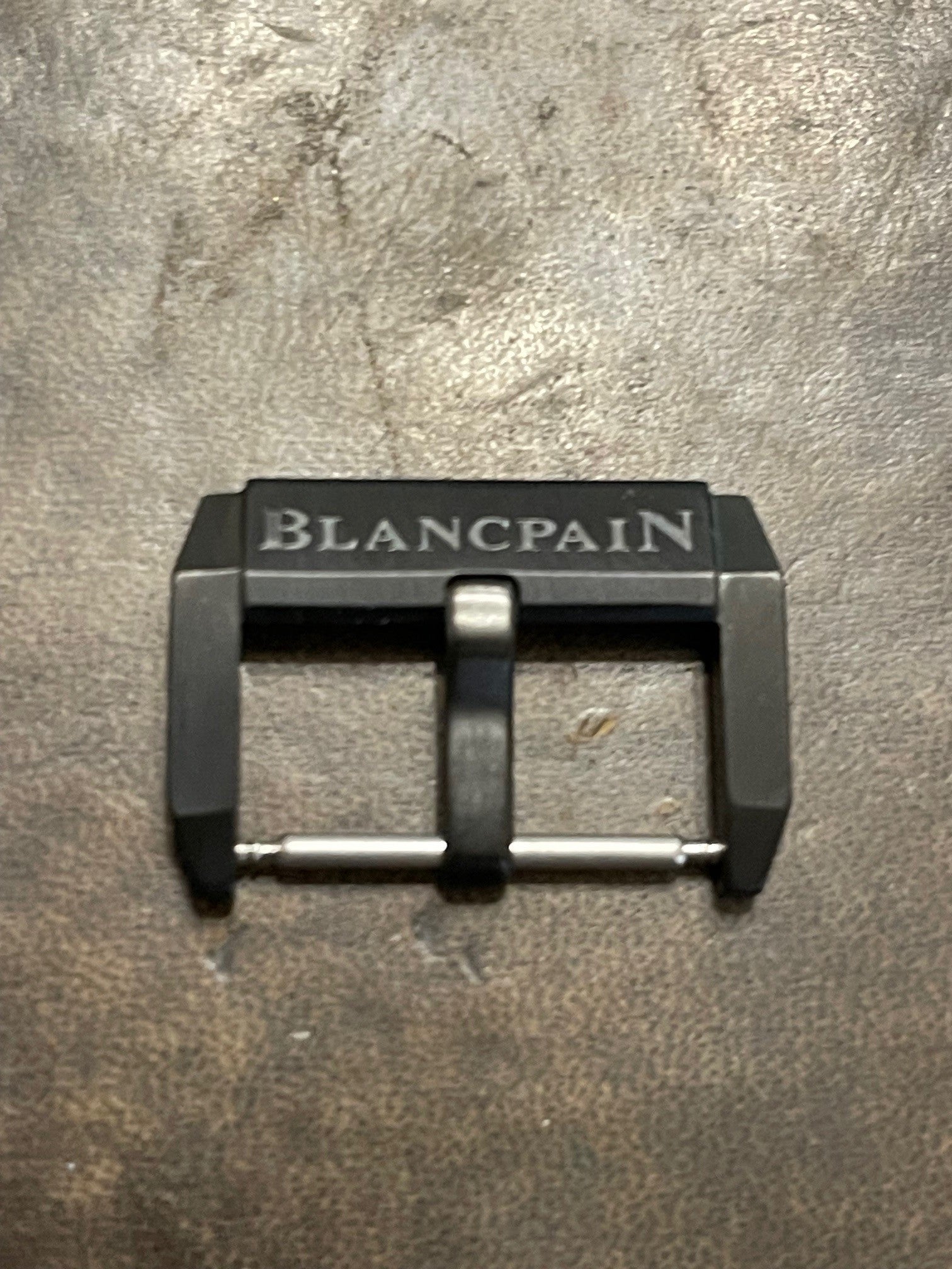 Blancpain OEM Black Stainless Steel Pin Buckle Fifty Fathoms