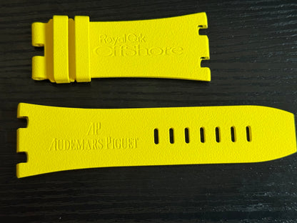 Audemars Piguet  Diver OEM Yellow Rubber Tang Strap 30x24MM