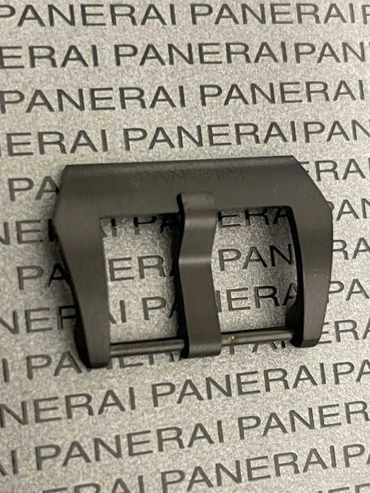 Panerai 22MM PVD Black Pre V Brushed Stainless Steel Buckle (22MM)