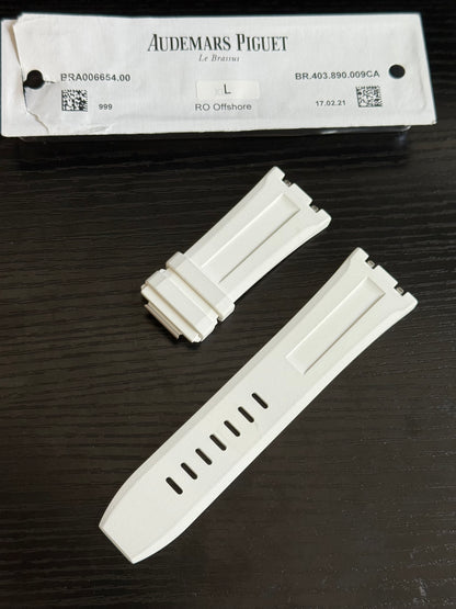 Audemars Piguet Royal Oak Diver 15720ST Quick Release White Strap
