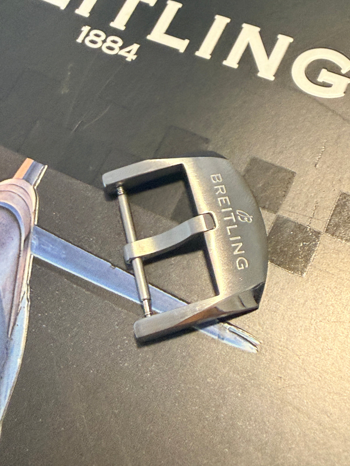 Breitling OEM 18MM Stainless Steel Tang Pin Buckle