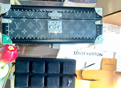 Louis Vuitton Monogram Eclipse Coffret 8 Montres Watch Case - New + OEM $7,600 MSRP