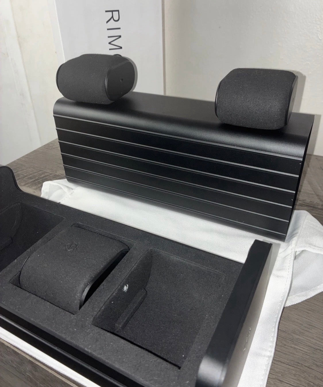 Rimowa 3 Watch Black Aluminium Case Retails $2,470