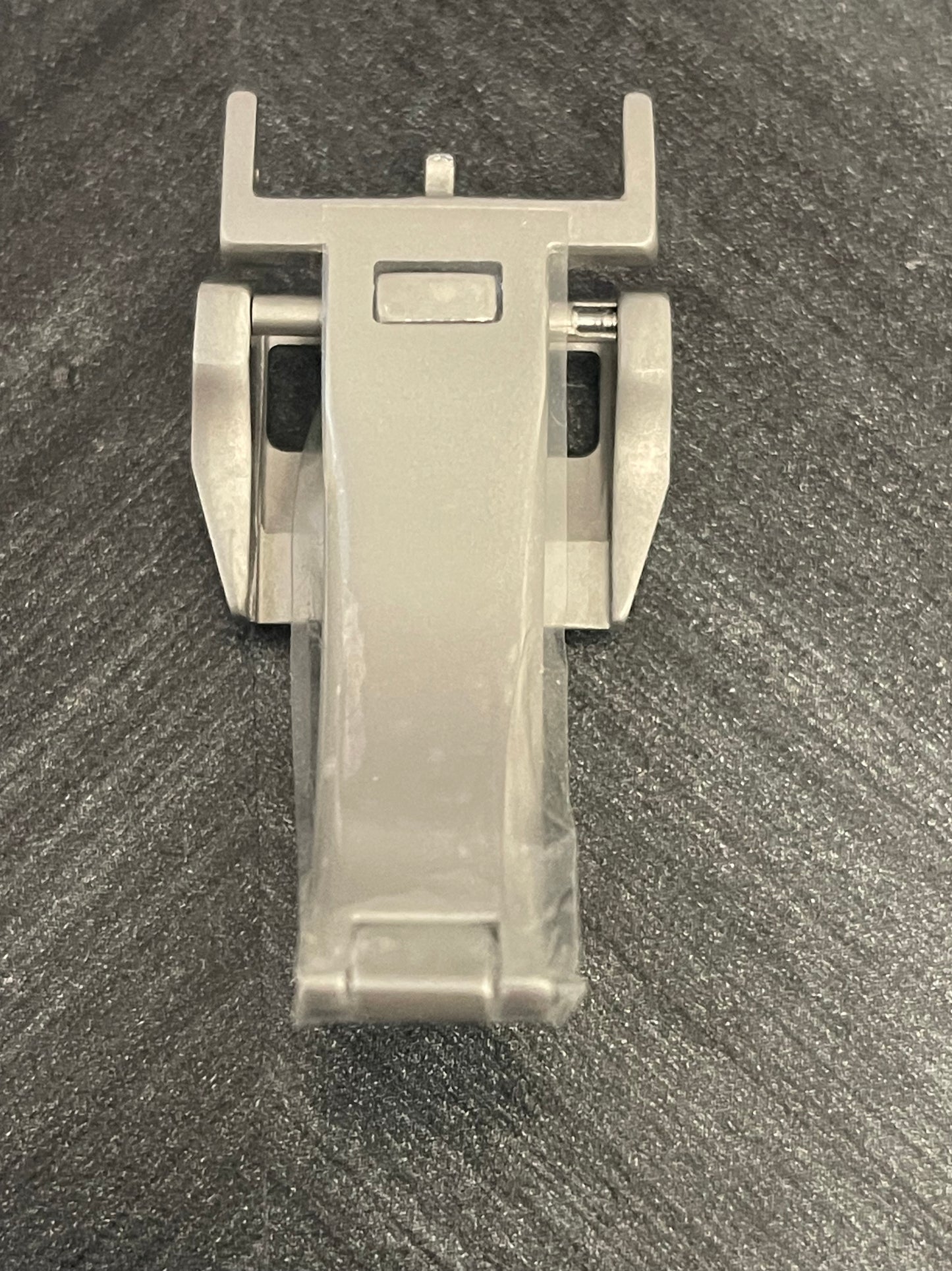 New OEM 18MM IWC Matte Stainless Steel Deployant Clasp for Big Pilot Strap