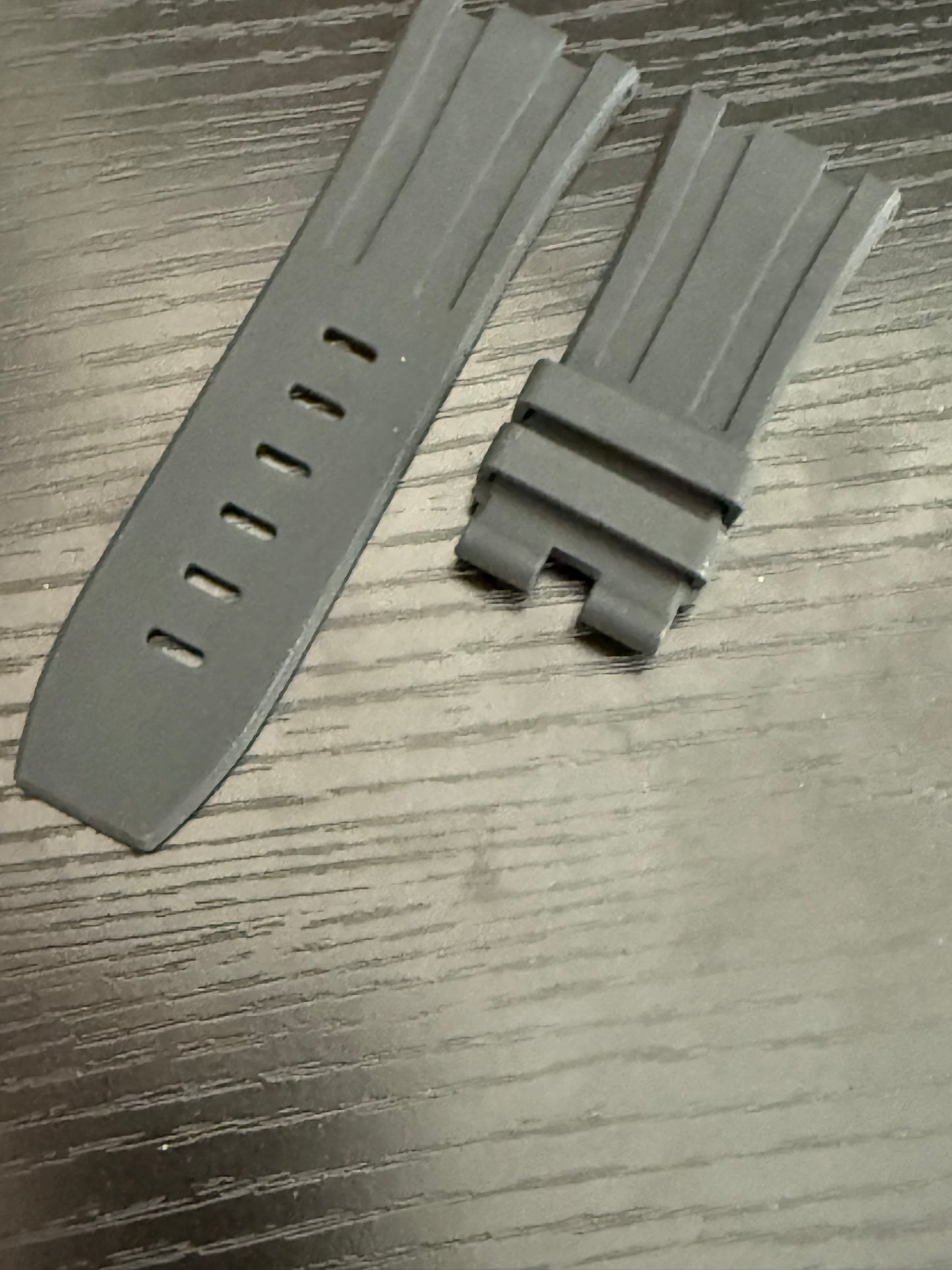 Audemars Piguet  Diver 15703 OEM Black Rubber Tang Strap 28x24MM XS Length