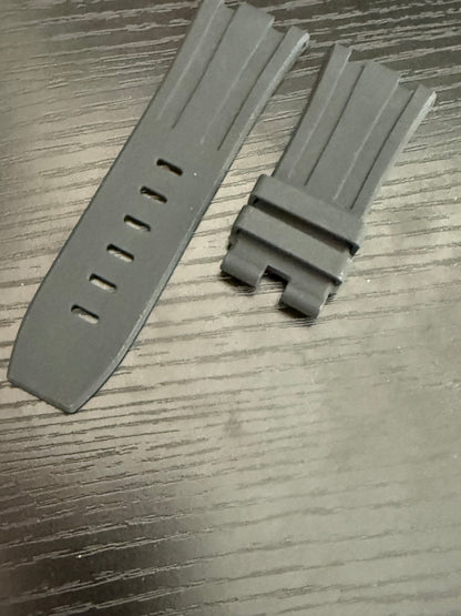 Audemars Piguet  Diver 15703 OEM Black Rubber Tang Strap 28x24MM XS Length