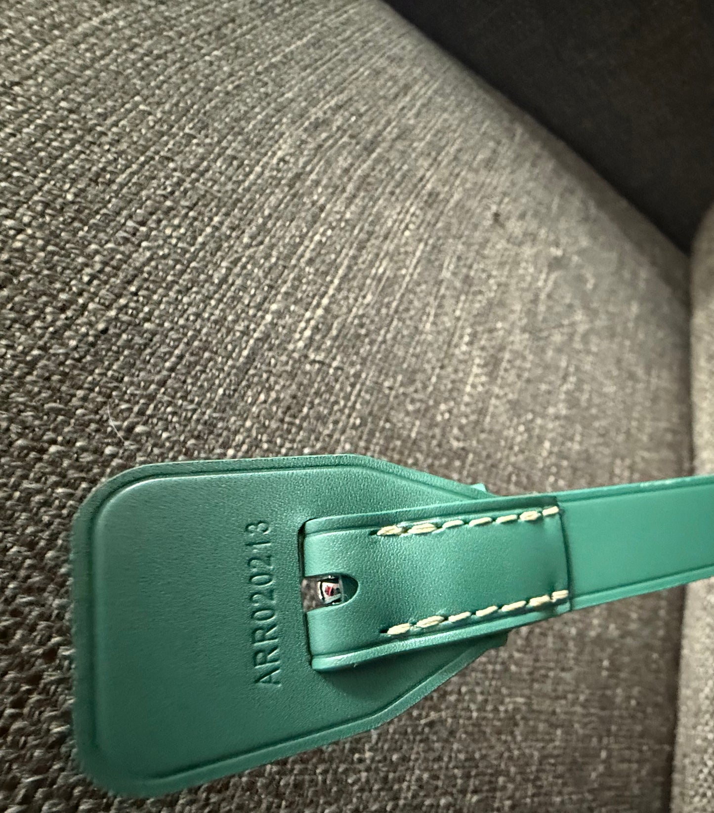 New GOYARD 8 Watch Travel Home Decor Case In Green Coated Canvas Calfskin