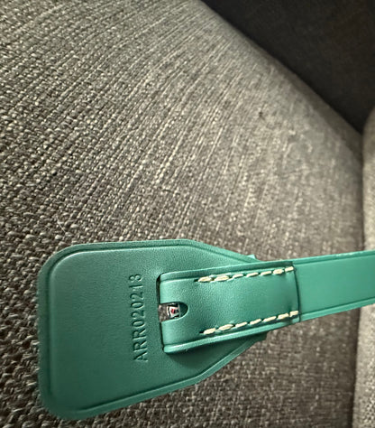 New GOYARD 8 Watch Travel Home Decor Case In Green Coated Canvas Calfskin