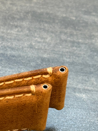 Panerai Brown Suede OEM Strap 24mm Lug for Deployant Buckle