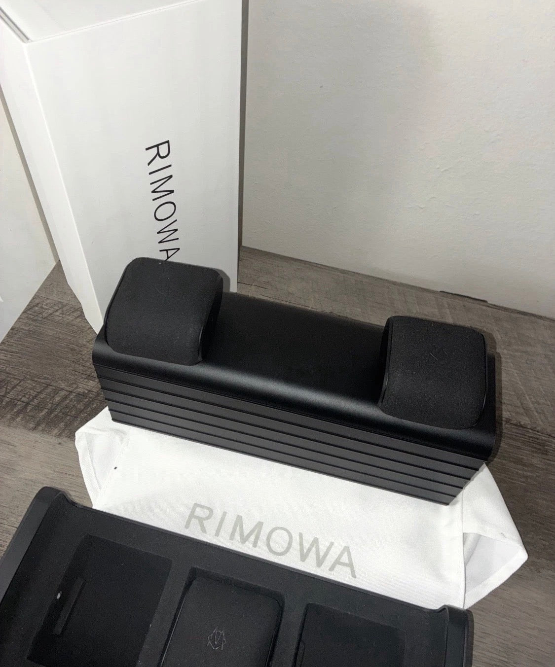 Rimowa 3 Watch Black Aluminium Case Retails $2,470