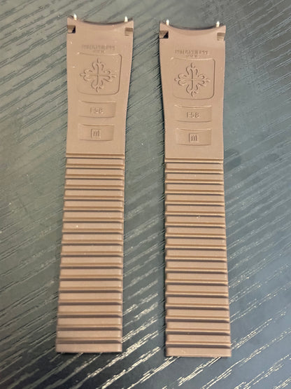 PATEK PHILIPPE AQUANAUT 5168 5968 Brown Rubber Strap (22mm X 18) NEW OEM UNCUT
