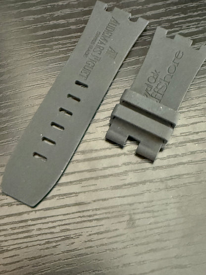 Audemars Piguet  Diver 15703 OEM Black Rubber Tang Strap 28x24MM XS Length