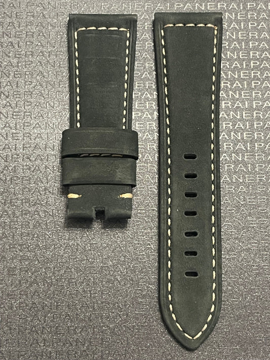 Panerai 26MM Green Suede Strap for Tang Buckle (26/22MM)