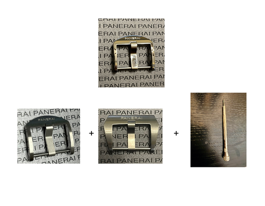 Panerai OEM Polished Stainless Steel Thumbnail Tang Buckle 22MM