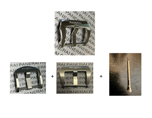 PANERAI OEM PRE-V POLISHED STAINLESS STEEL TANG BUCKLE 22MM