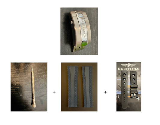 Breitling Steel Deployant Clasp 18MM Brushed stainless steel
