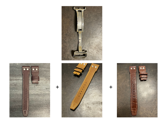 New OEM 18MM IWC Stainless Steel Deployant Clasp for Big Pilot Strap