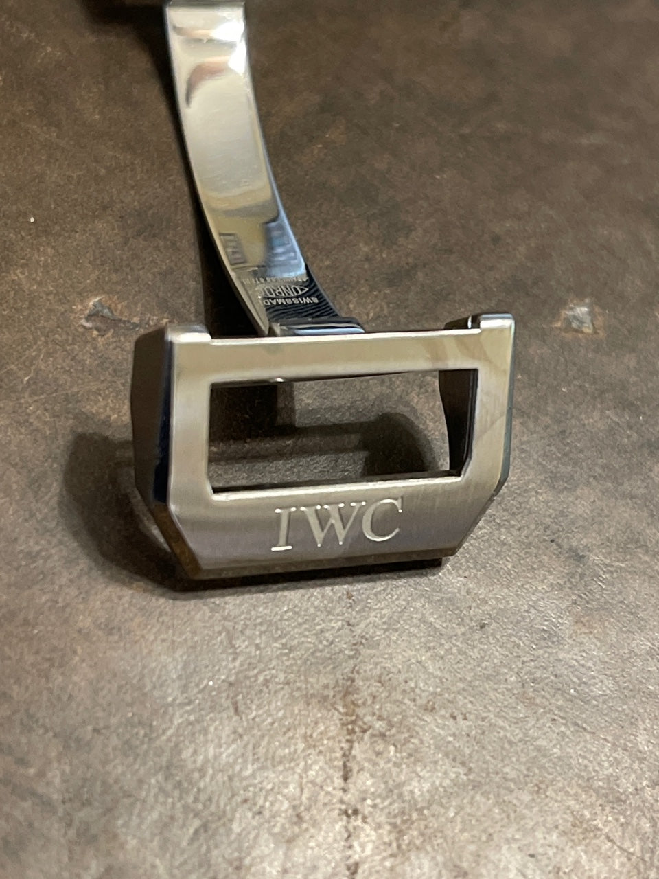 IWC dtainless Steel Deployant strap