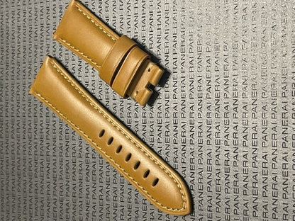 Panerai 26MM Tan Calf Strap for Tang Buckle (26/22MM)