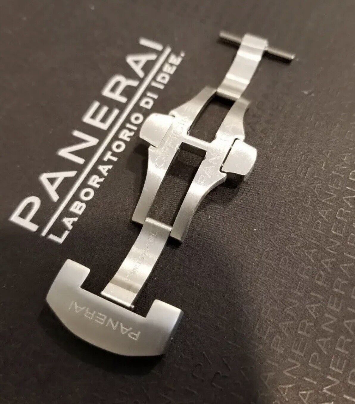 Panerai Brushed Stainless Steel Deployant Clasp