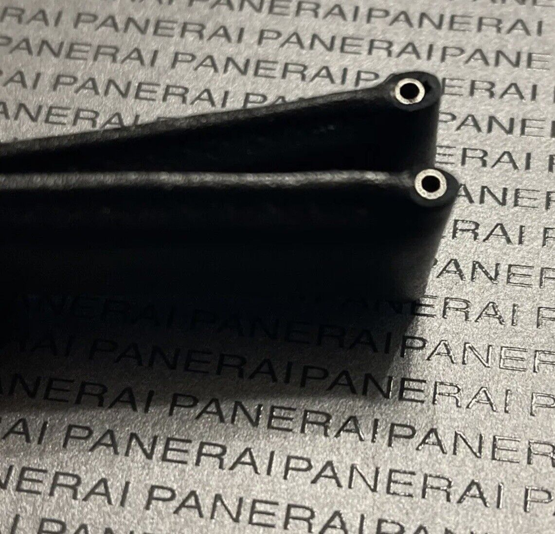 Panerai 24MM OEM Black Calf Strap for Deployant Buckle 24 22MM