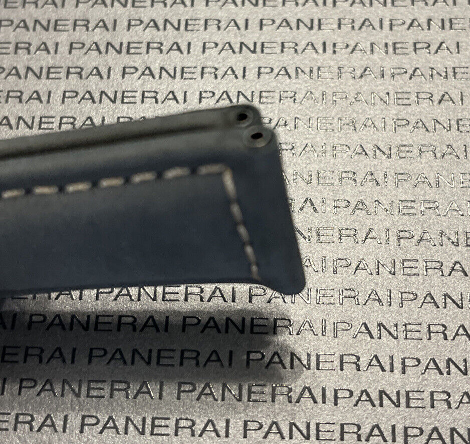 Panerai Gray Suede OEM Strap 26MM Lug for Tang Buckle (26/22MM)