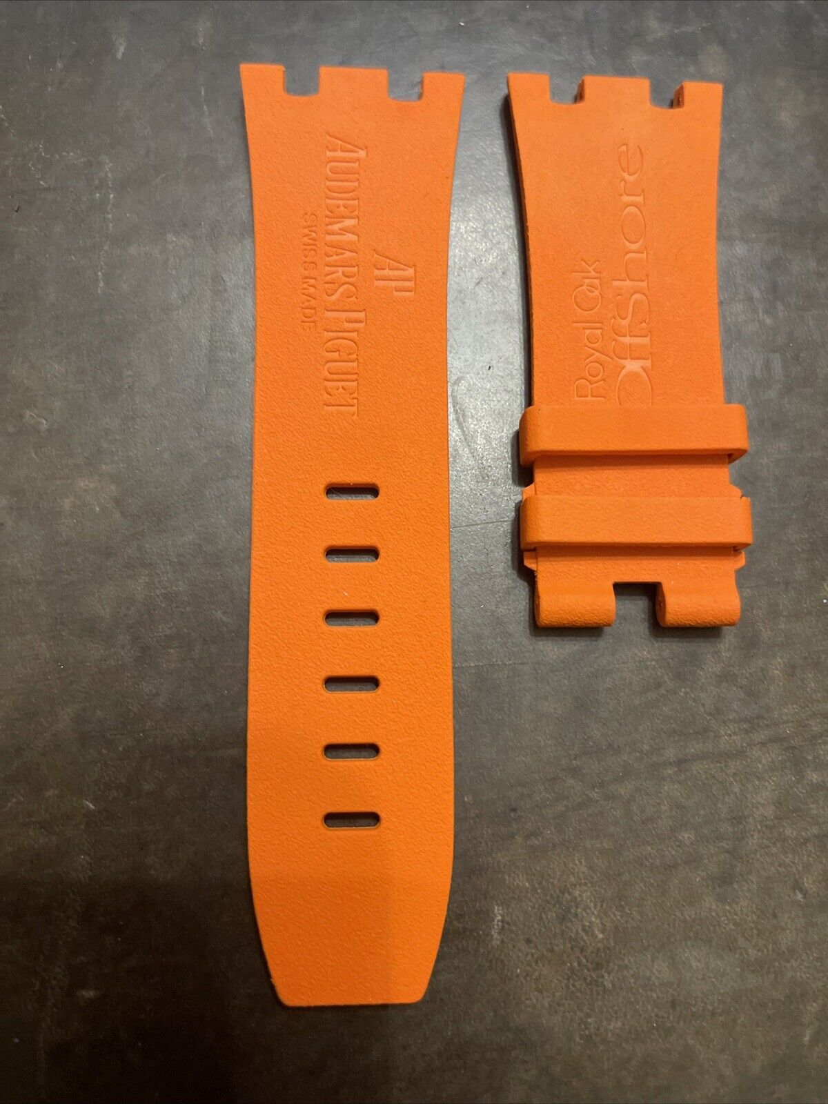 Audemars Piguet Diver OEM Orange Rubber Tang Strap