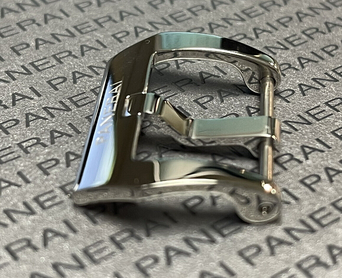 Panerai 22MM Polished Pre V Stainless Steel Tang Buckle 22MM