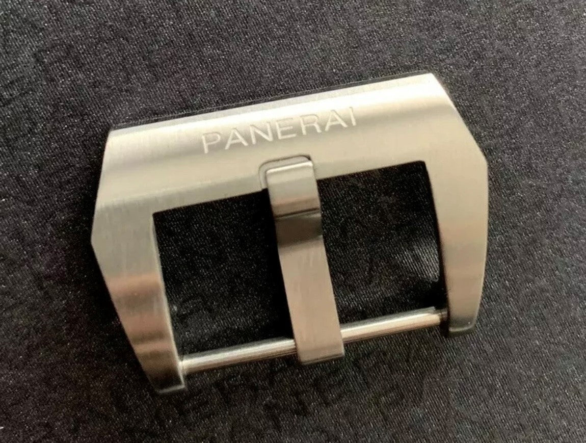 PANERAI OEM BRUSHED STAINLESS PRE-V STEEL TANG BUCKLE 22MM